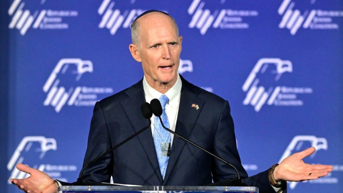 El senador Rick Scott (Frederic J. Brown / AFP )