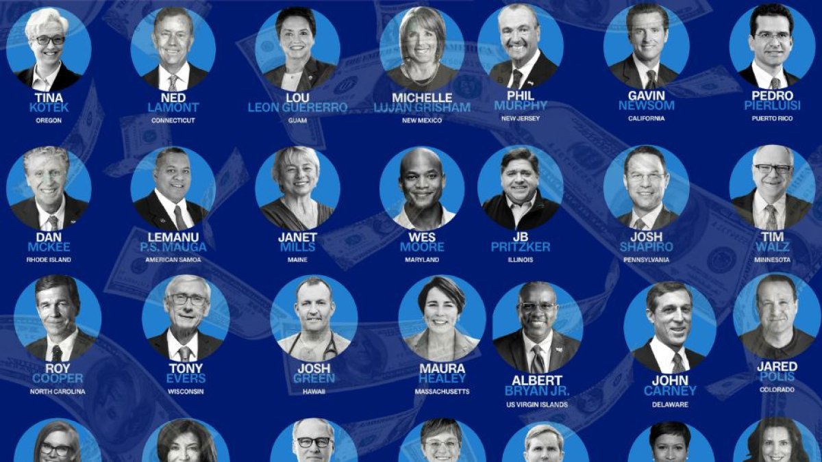 Screenshot página web (https://democraticgovernors.org/governors/).