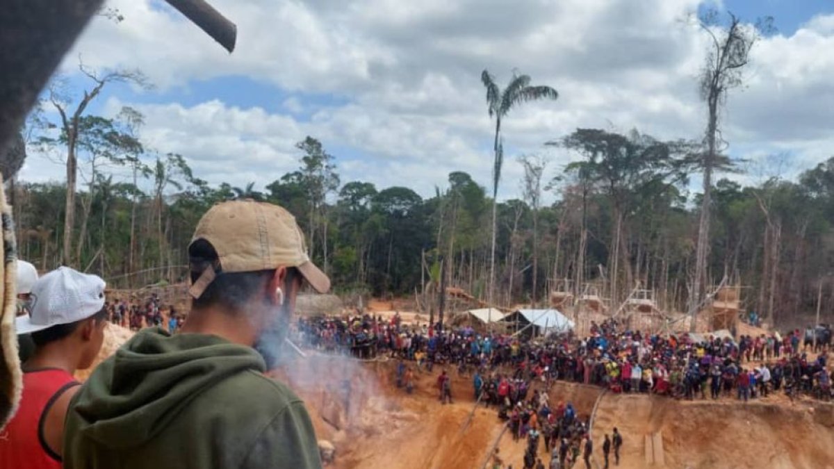 Fotografías enviadas desde la mina 