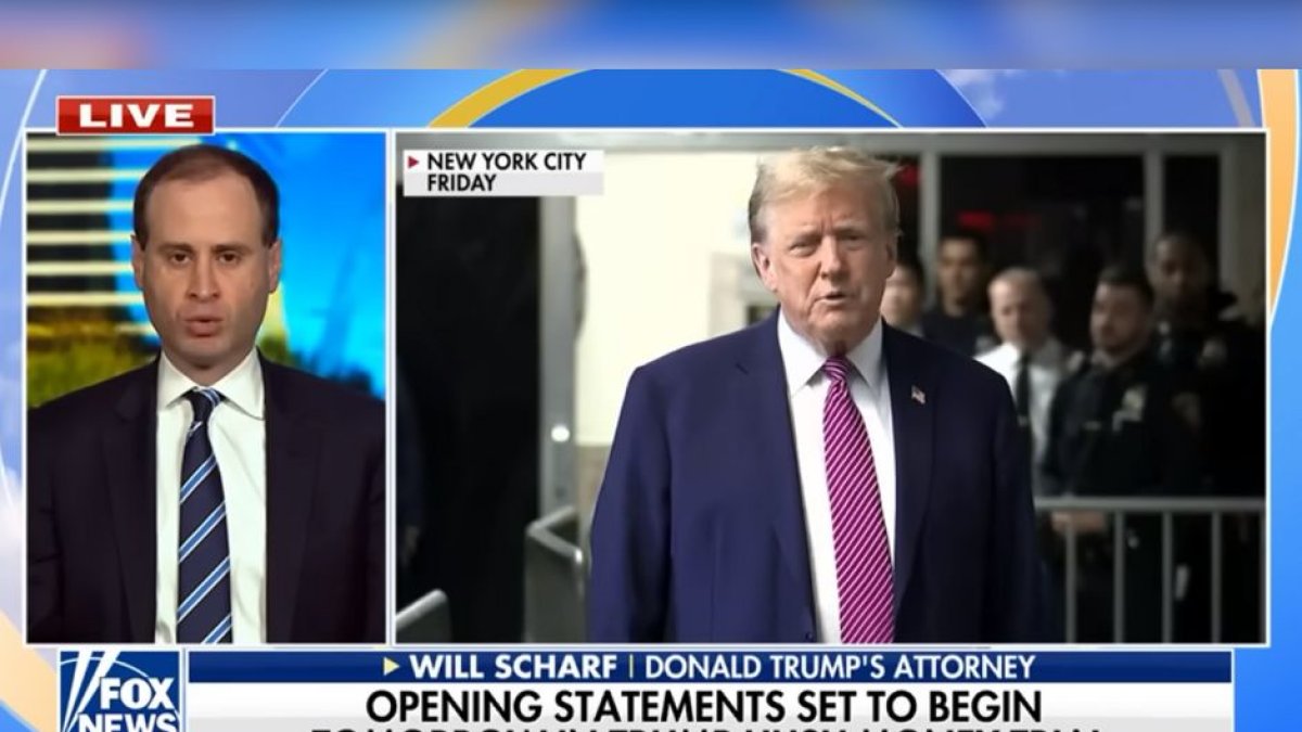 Will Scharf, abogado de Trump, en una aparición en 