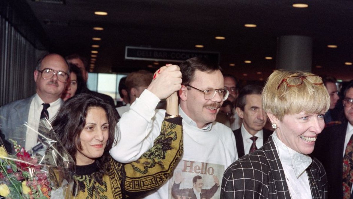 Terry Anderson (Ted HORODYNSKY / AFP)