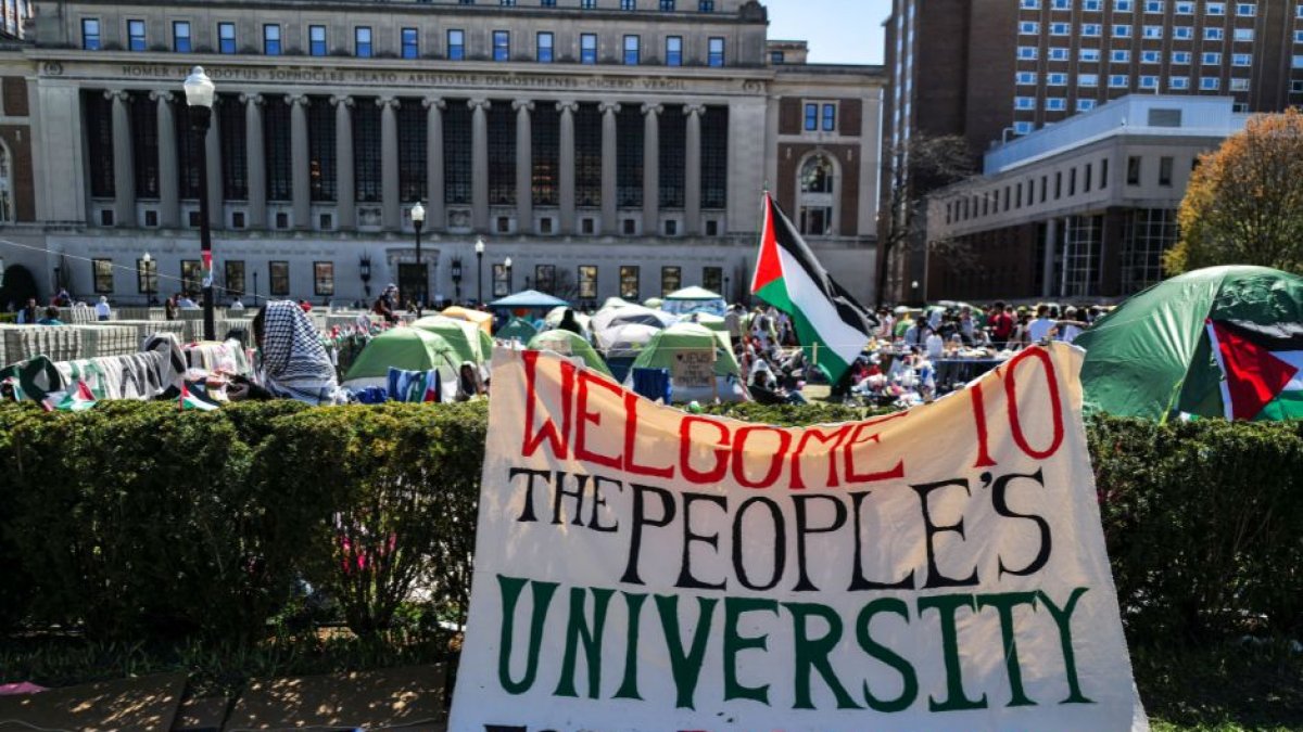 University of Columbia pro-Palestine camp
