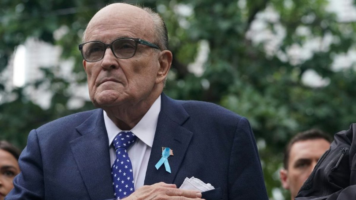 El abogado y exalcalde de Nueva York Rudy Giuliani. (AFP)