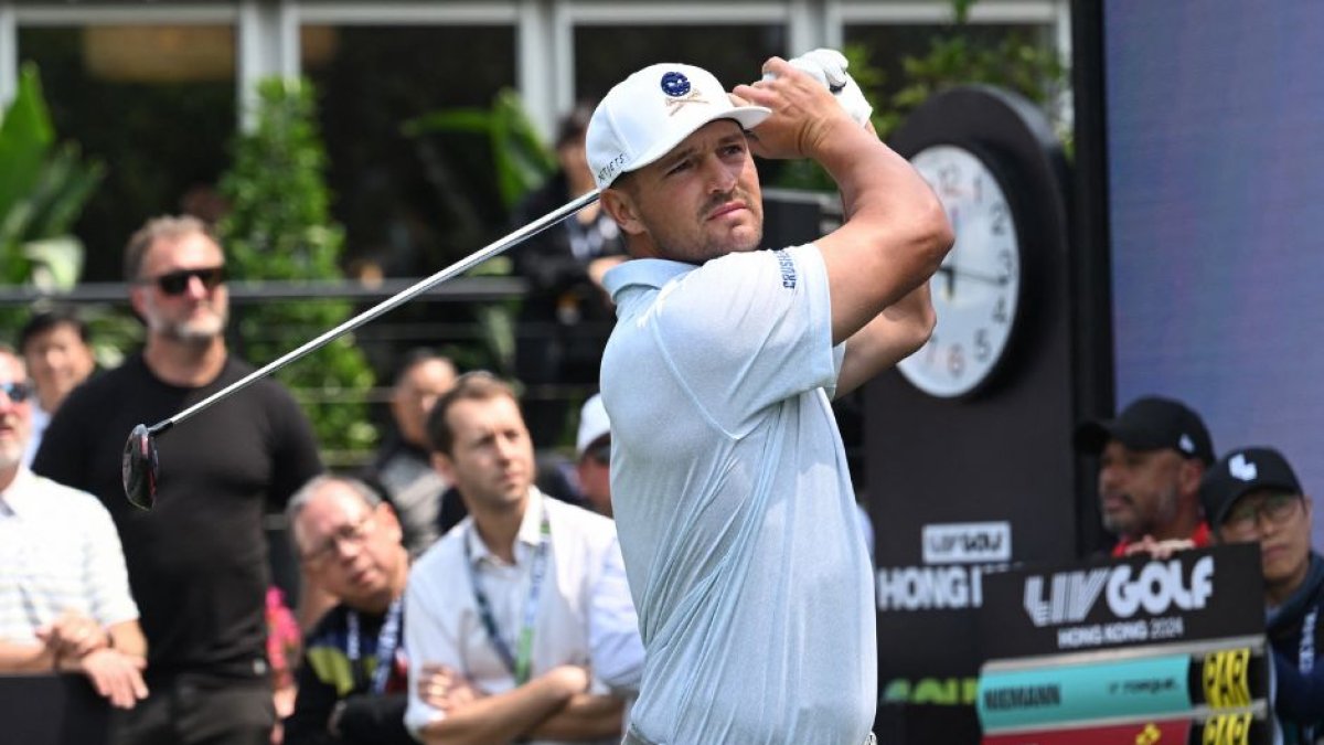 El golfista estadounidense Bryson DeChambeau. (AFP)