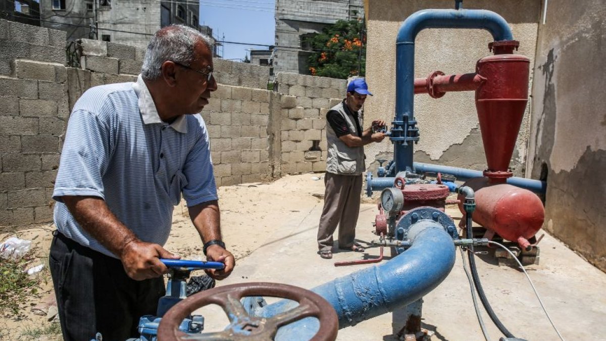 Planta de desalinización de agua en Khan Yunis