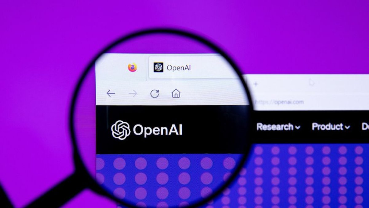 Vista de Open IA desde monitor