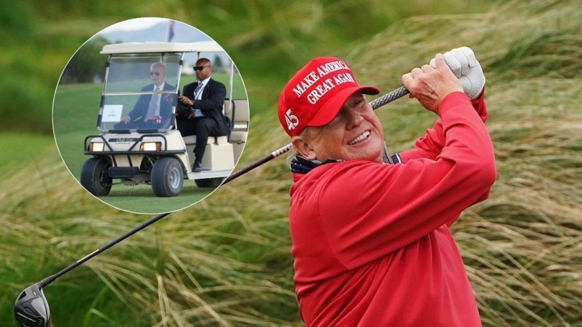 Donald Trump and Joe Biden