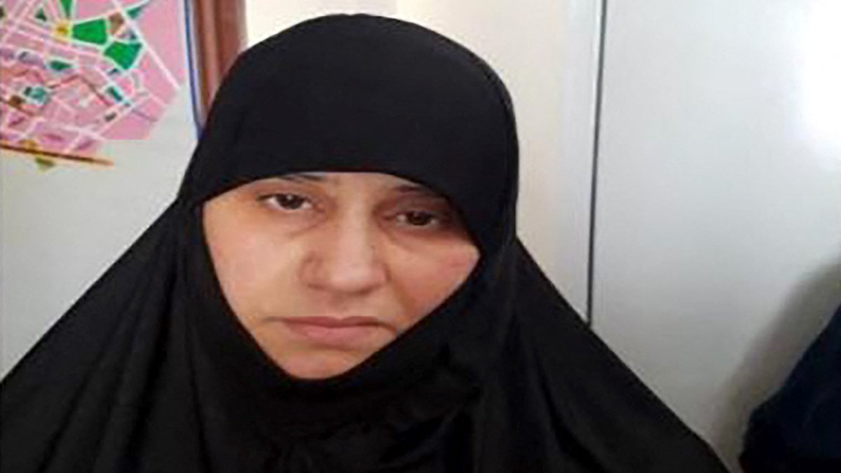 Asma Mohammad, widow of ISIS leader Abu Bakr al-Baghdadi.