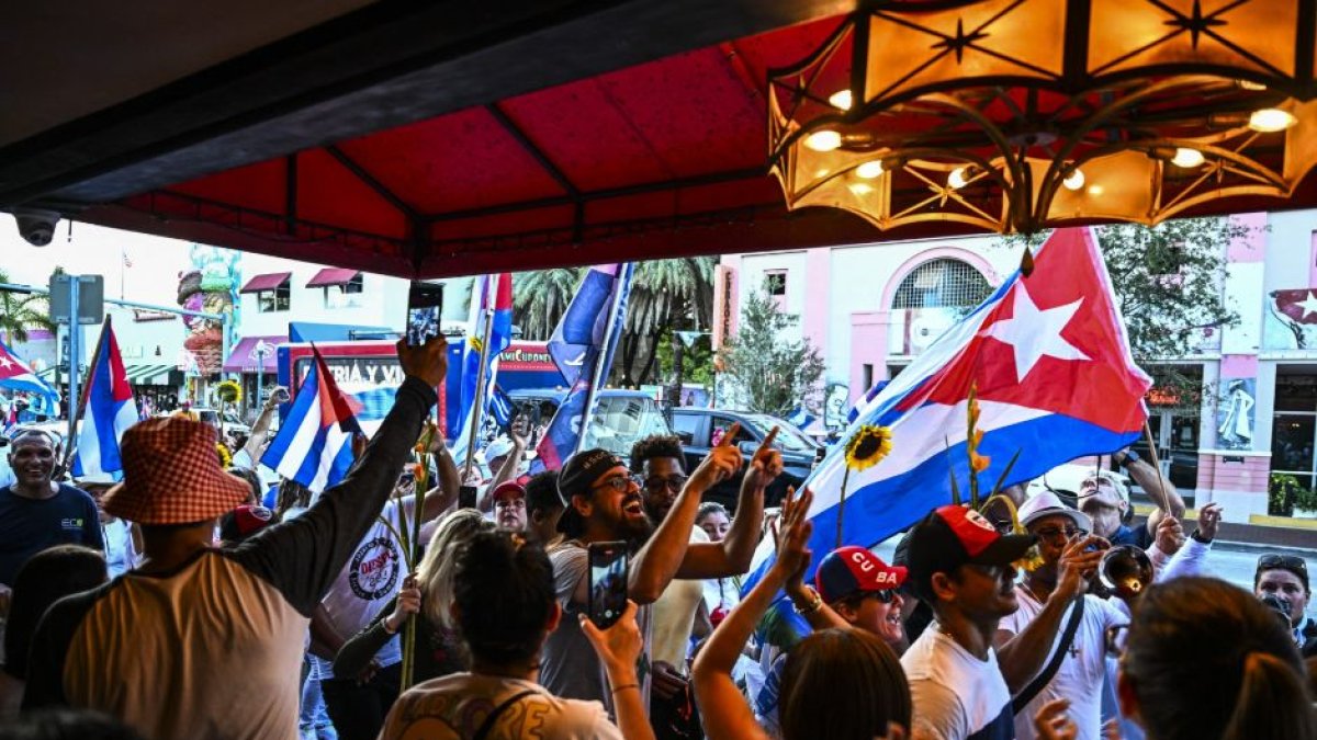 Conmemoración de las históricas protestas en Cuba