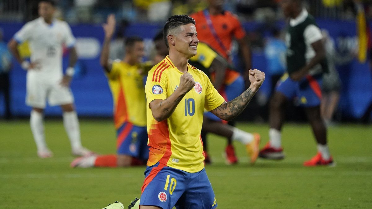 El capitán y número 10 de Colombia, James Rodríguez