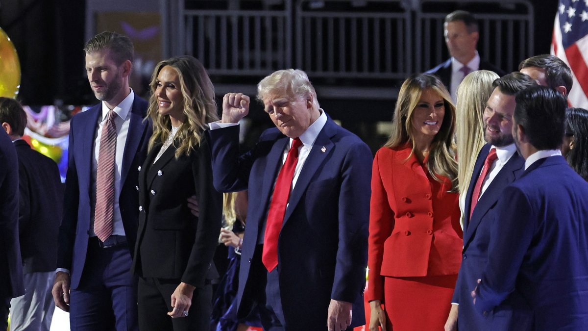 Trump y su familia cierran la RNC