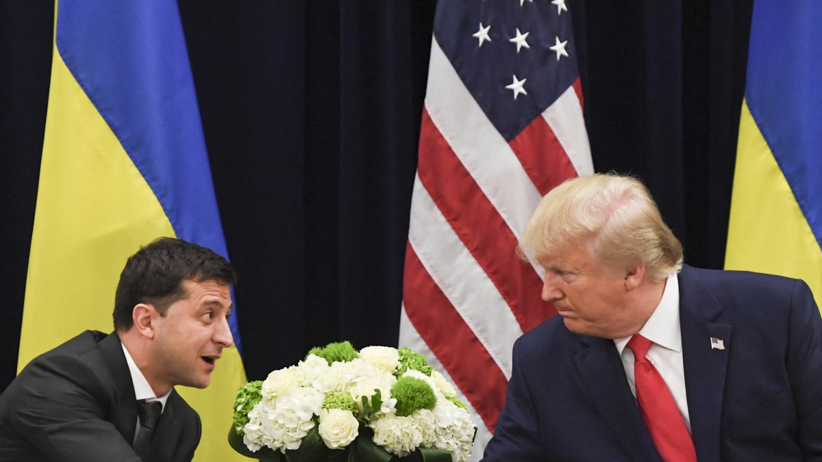 Volodomir Zelensky, Donald Trump