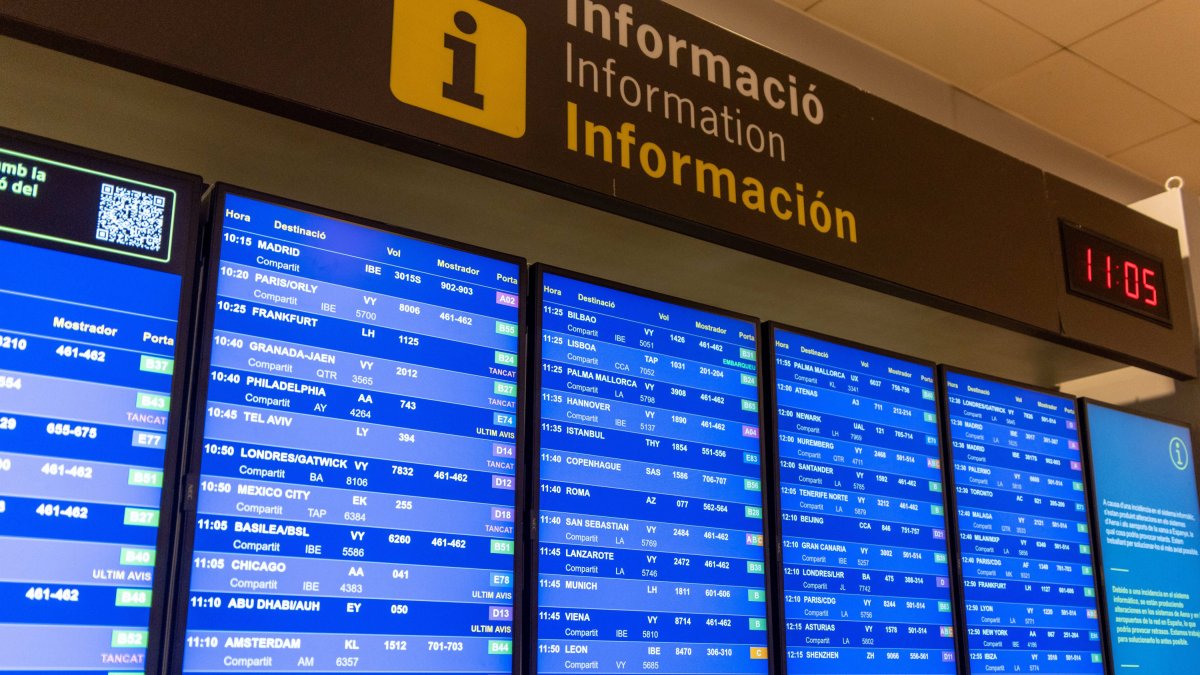 Chaos at Madrid-Barajas airport 