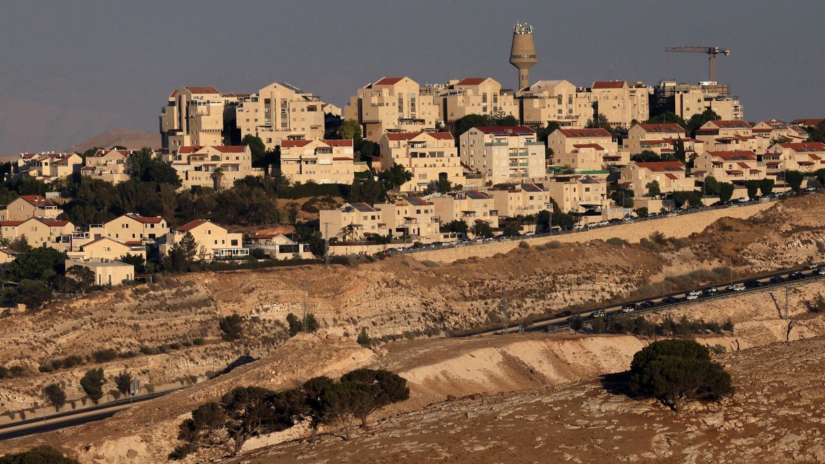 El asentamiento israelí Maale Adumim, en la Ribera Occidental