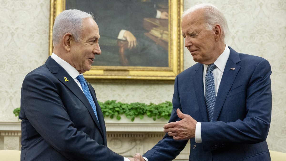 Benjamin Netanyahu, Joe Biden