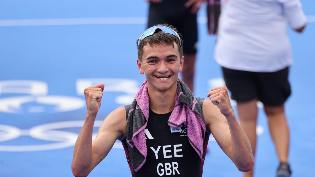 Alex Yee wins gold in triathlon event at Paris 2024 Olympics