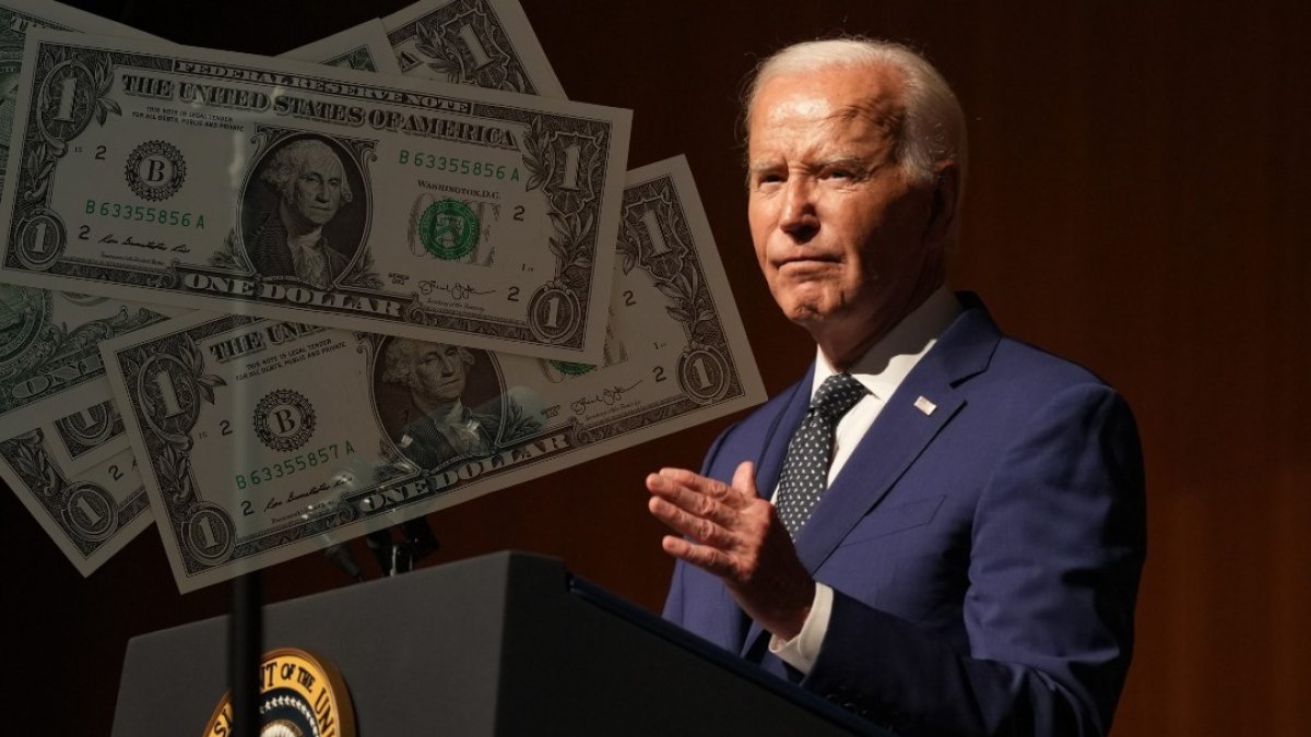 Joe Biden pronunciando un discurso