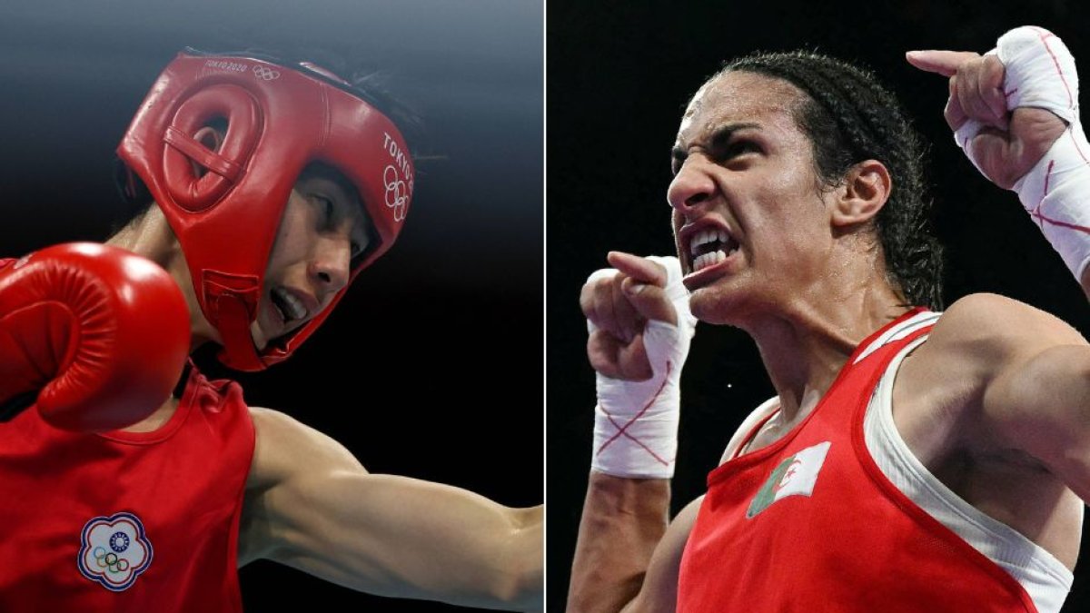 Lin Yu-Ting and Imane Khelif