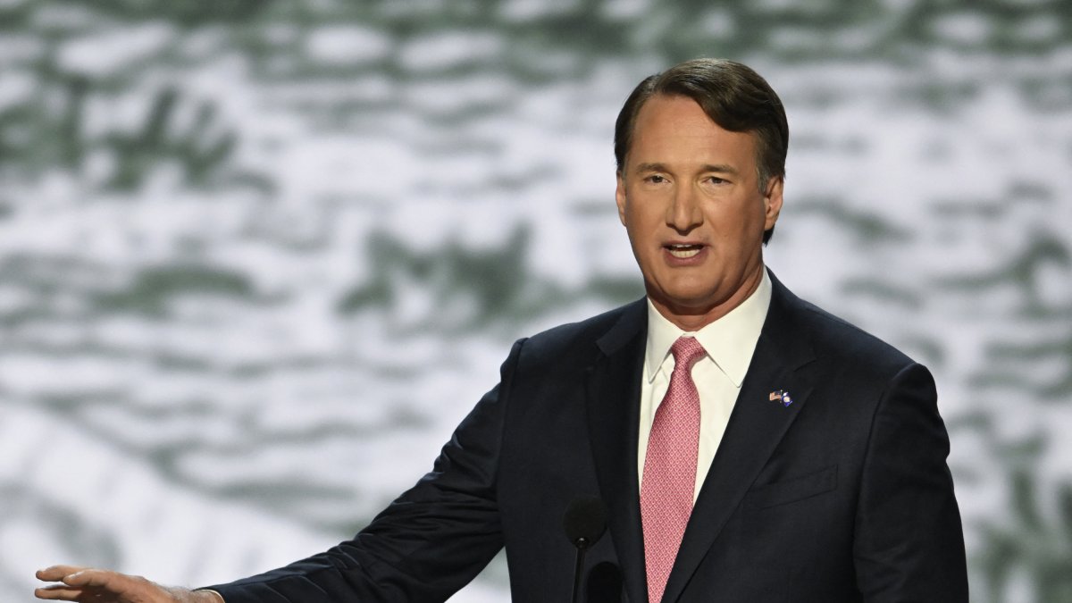 El gobernador de Virginia, Glenn Youngkin, Convención Nacional Republicana de 2024