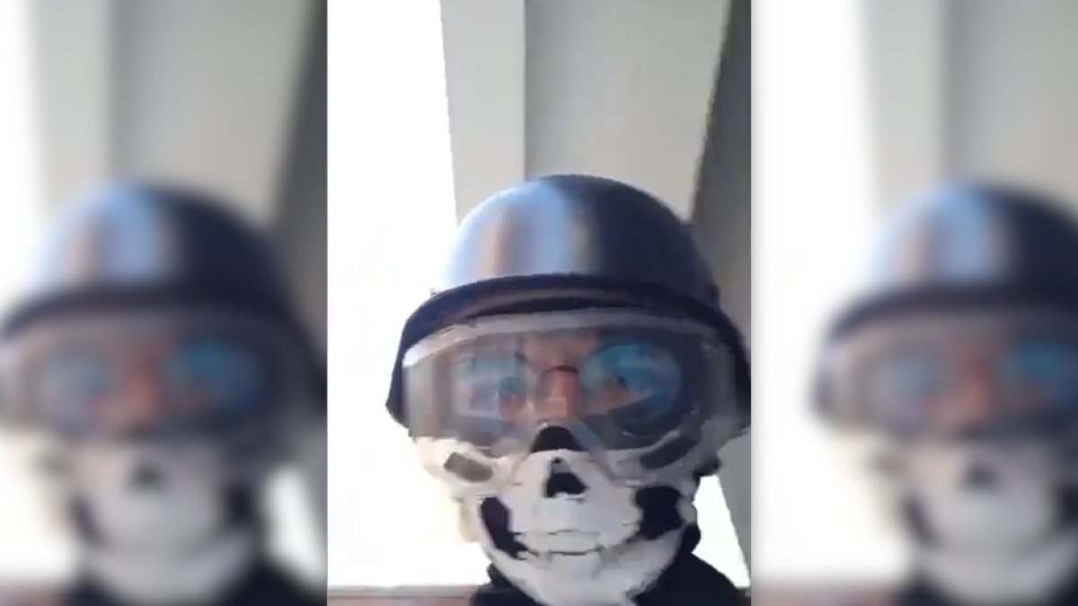 Imágenes del atacante con cuchillo en Turquía