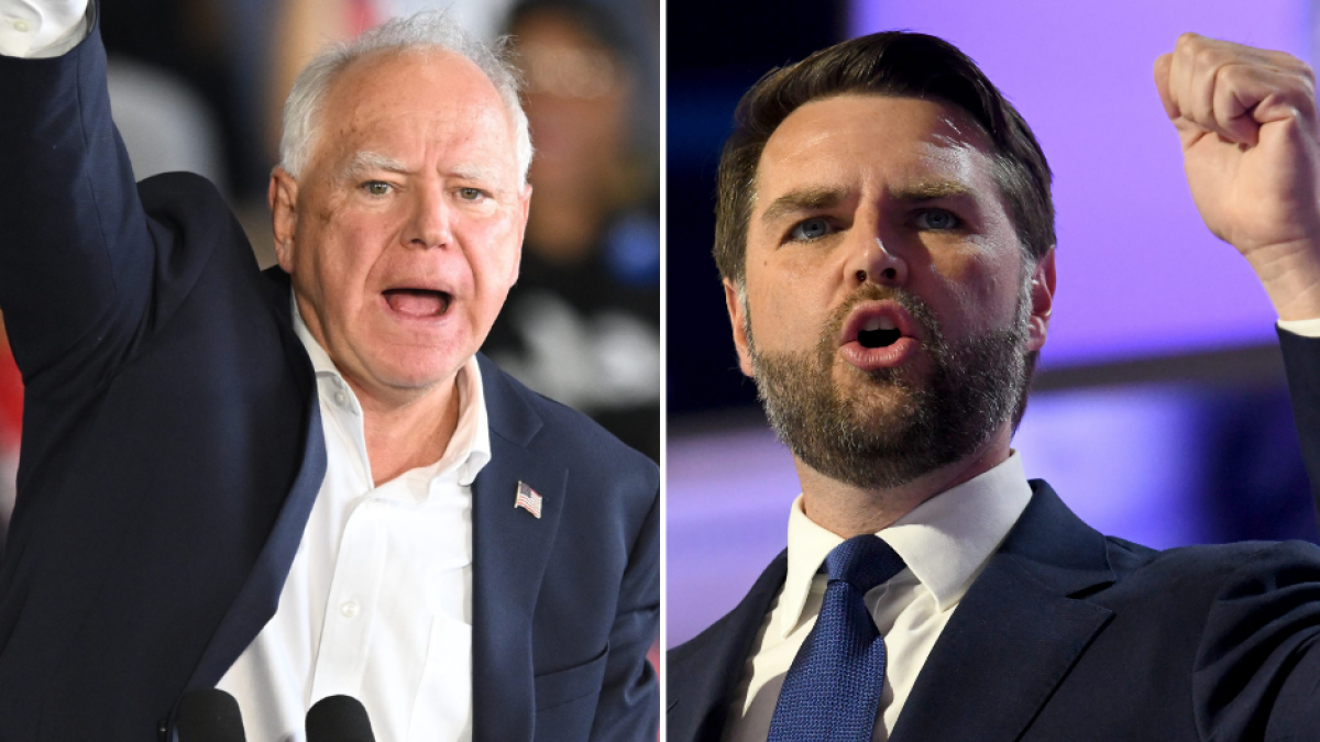 Gov. Tim Walz (R) and Sen. JD Vance (R)