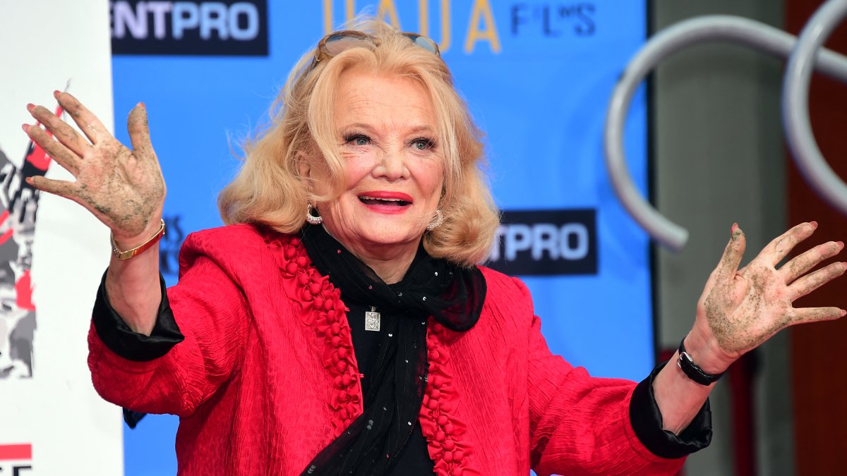 The late actress Gena Rowlands