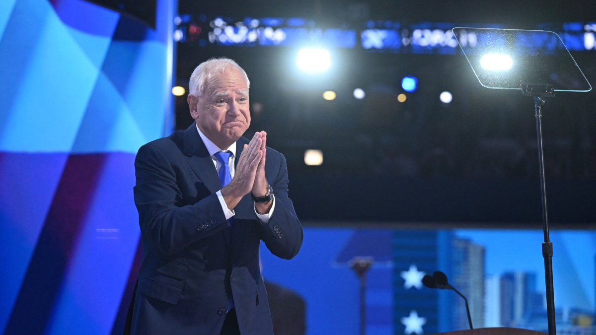 Tim Walz, Minnesota governor and Democratic vice presidential candidate.