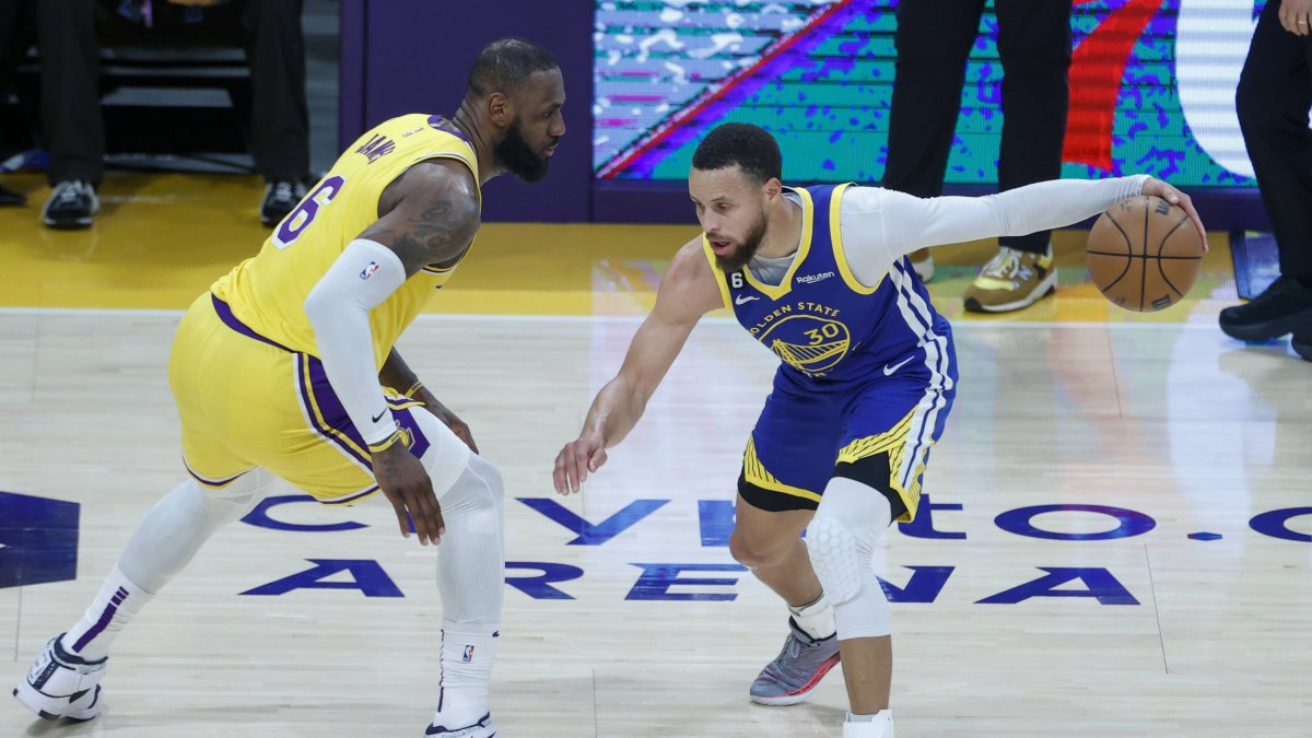 LeBron James and Stephen Curry