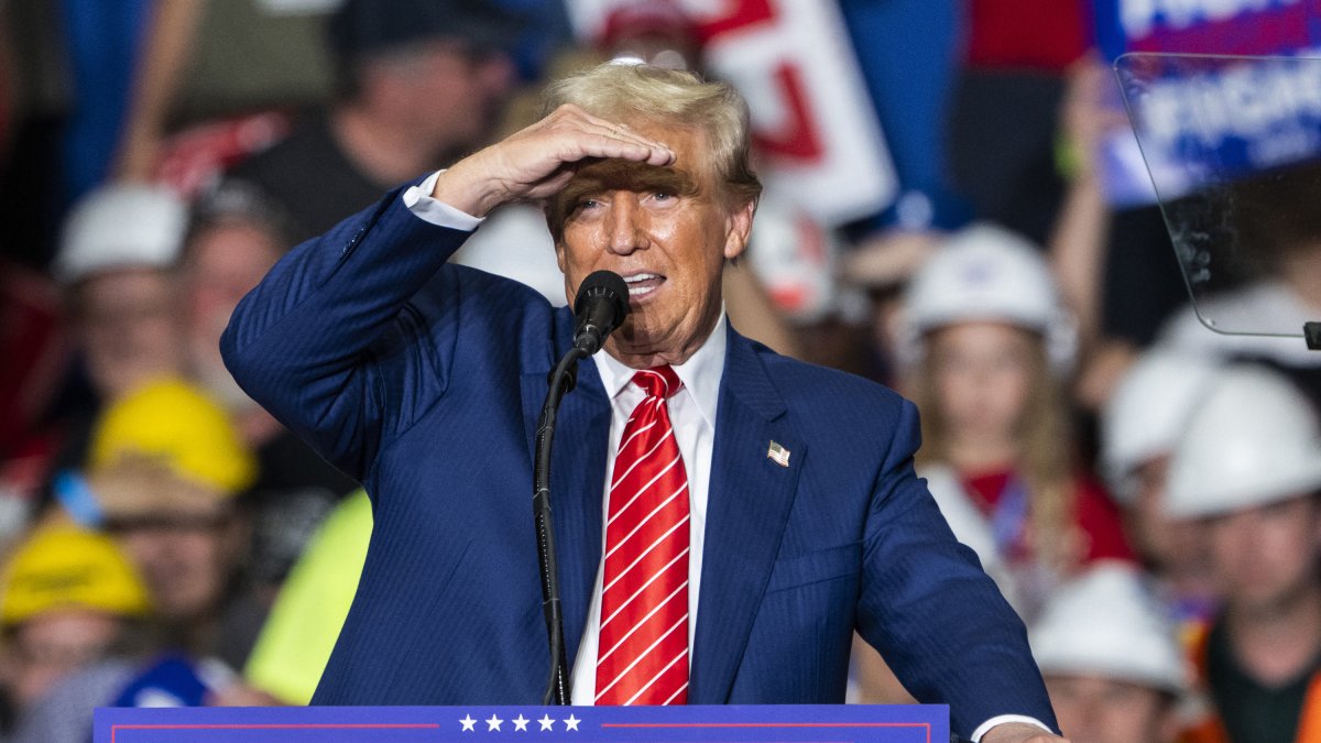 Donald Trump visitó la ciudad de Johnstown en Pennsylvania, estado donde espera ganar como en 2016/ Roberto Schmidt