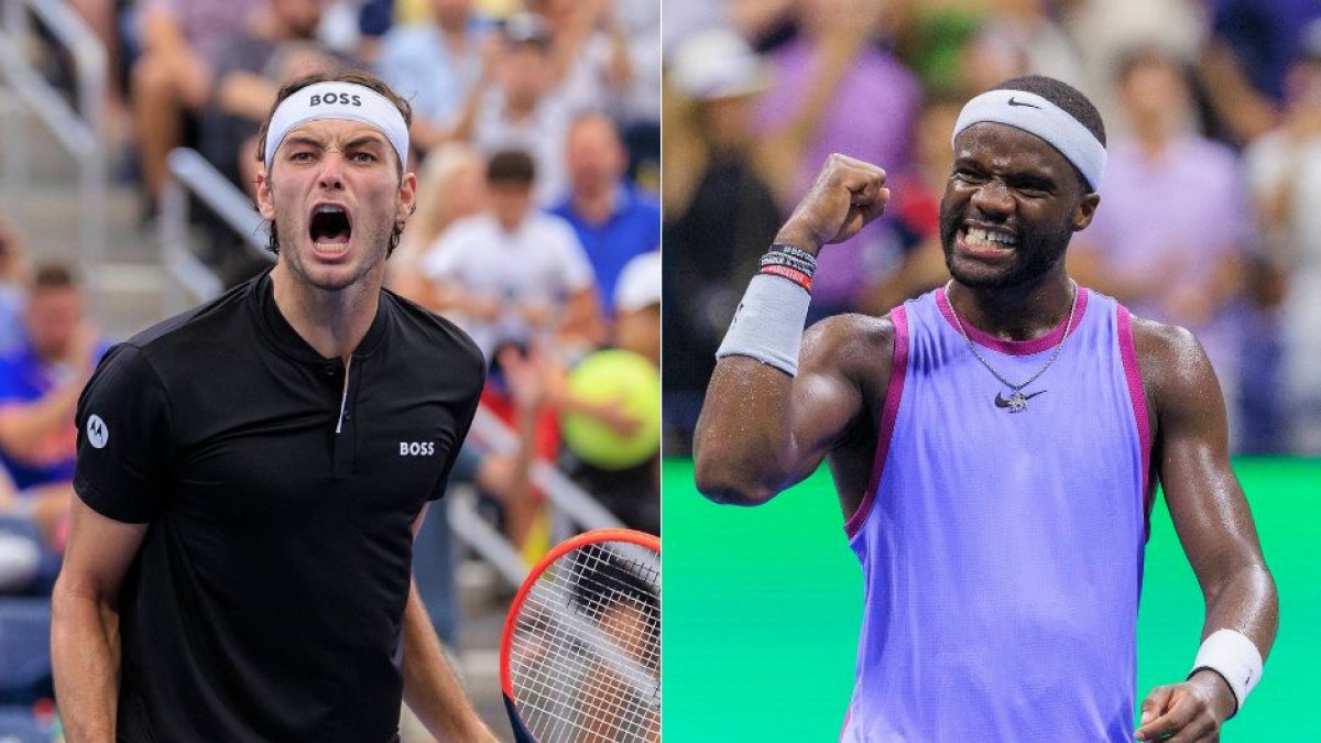 Taylor Fritz y Frances Tiafoe, en el US Open 2024