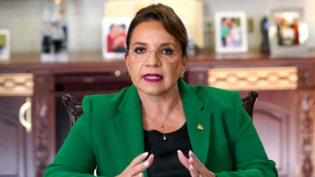 La presidente hondureña Xiomara Castro