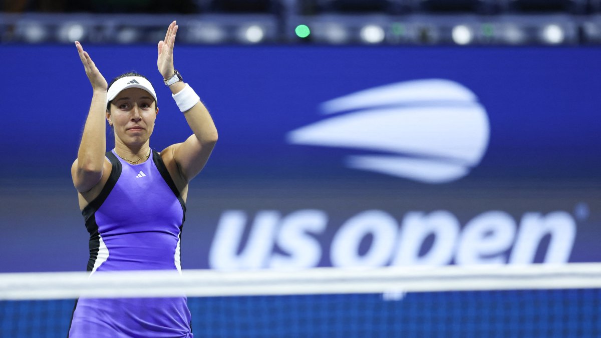 Jessica Pegula celebra su victoria en semifinales del US Open 2024