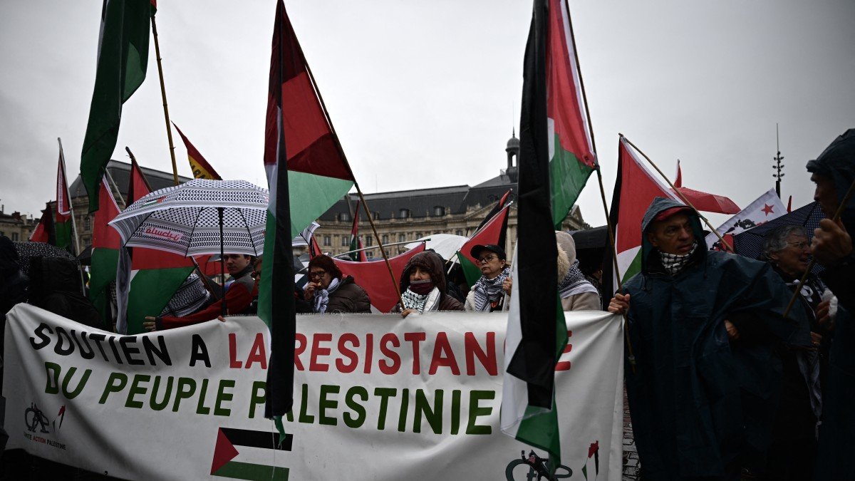Pro-Hamas demonstration in France