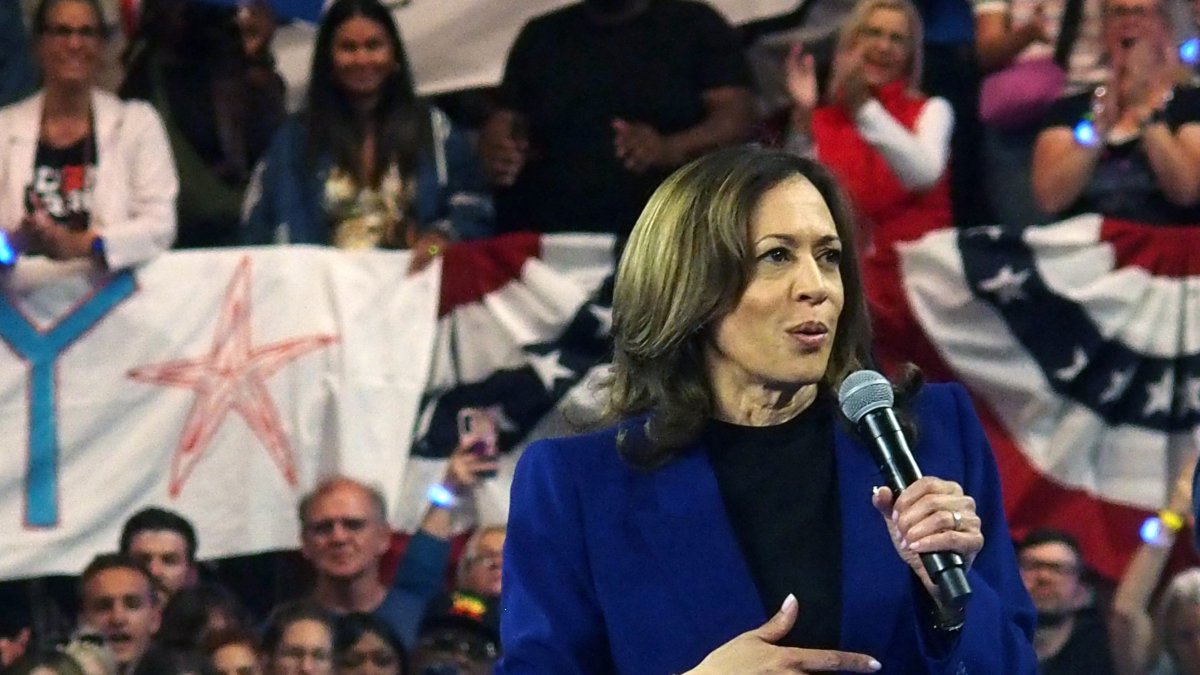 Kamala Harris during the 2024 Democratic National Convention.