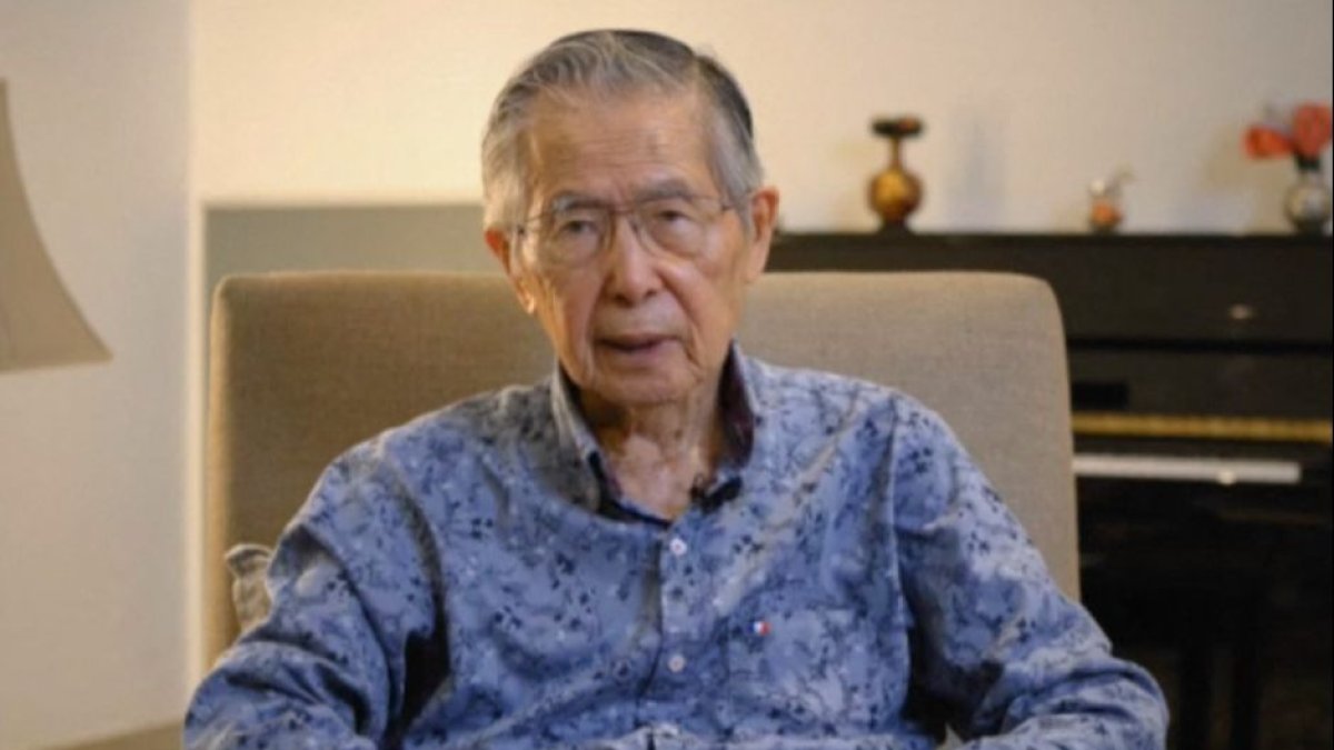 Former Peruvian president Alberto Fujimori