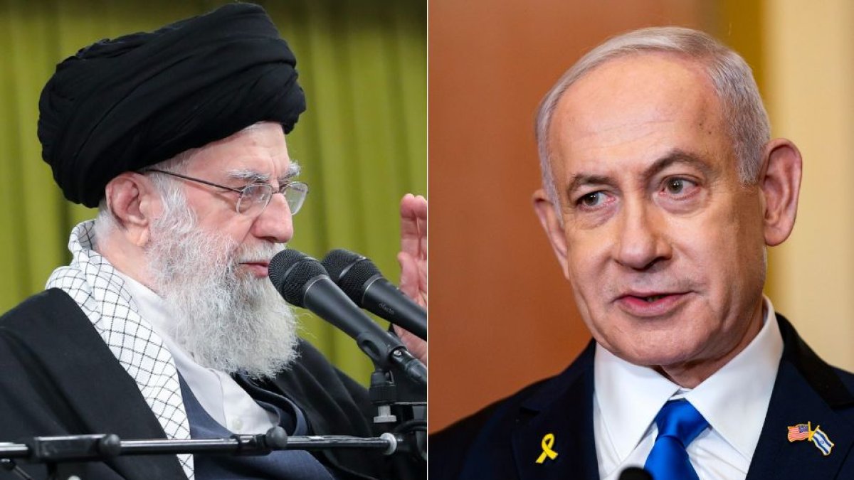 Ali Jomeini y Benjamin Netanyahu