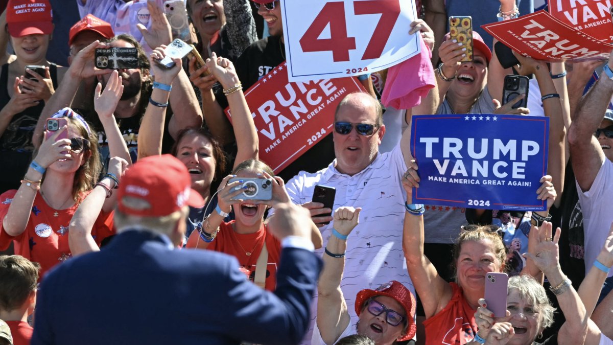 La del 2024 es la tercera carrera presidencial consecutiva para Trump/ Jim Watson