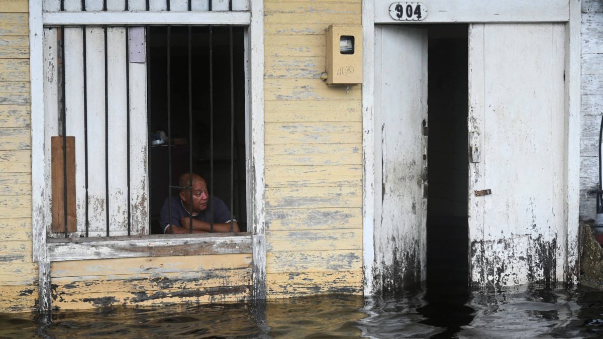 Damage from 'Helene' on the island of Cuba.