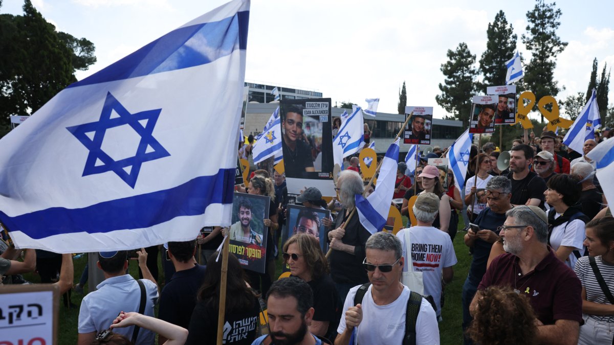 Foto referencial de una manifestación pro-Israel/ Ahmad Gharabli