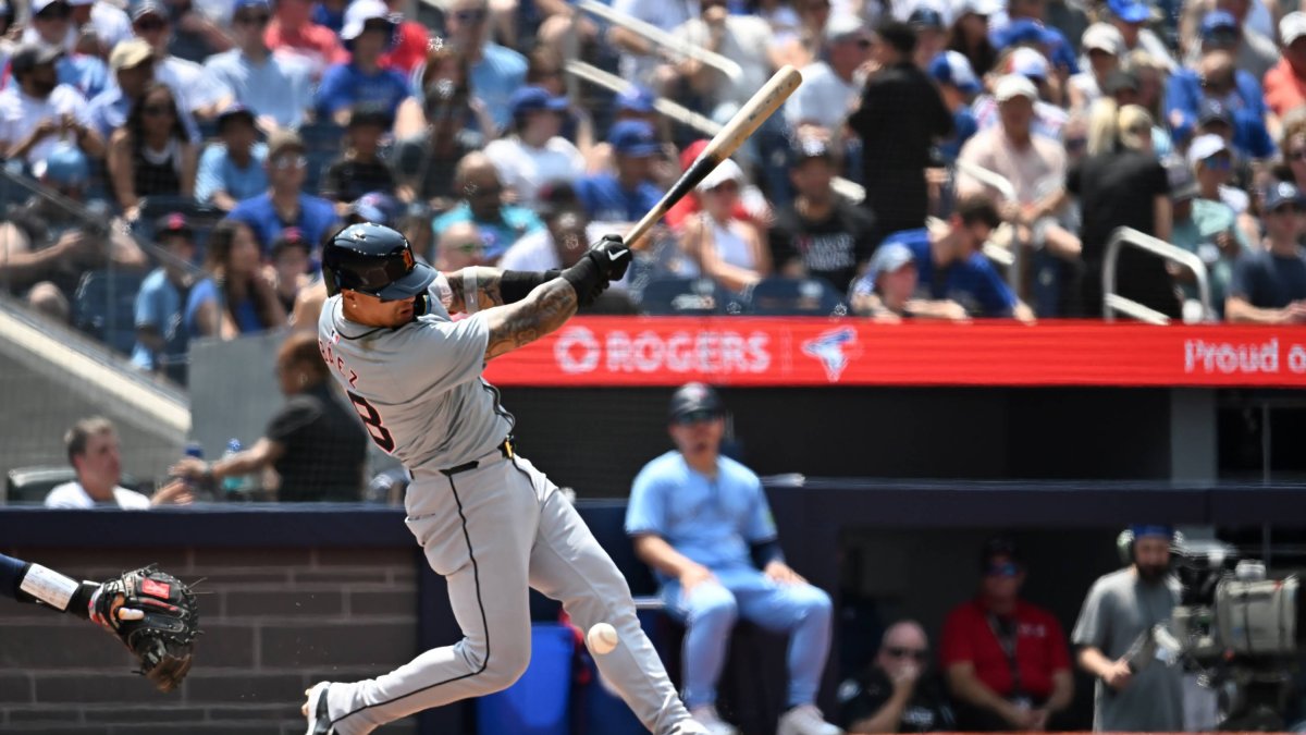 Javy Baez, campocorto de los Tigres de Detroit. Imagen de archivo