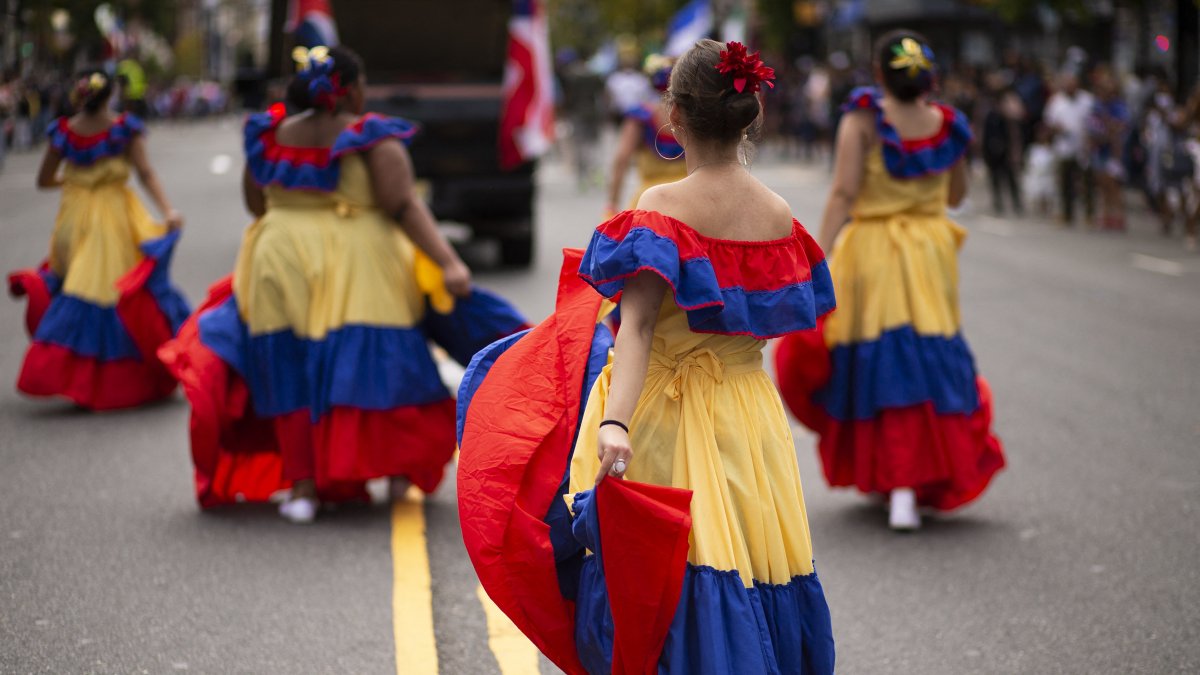 Baile tradicional colombiano en New Jersey