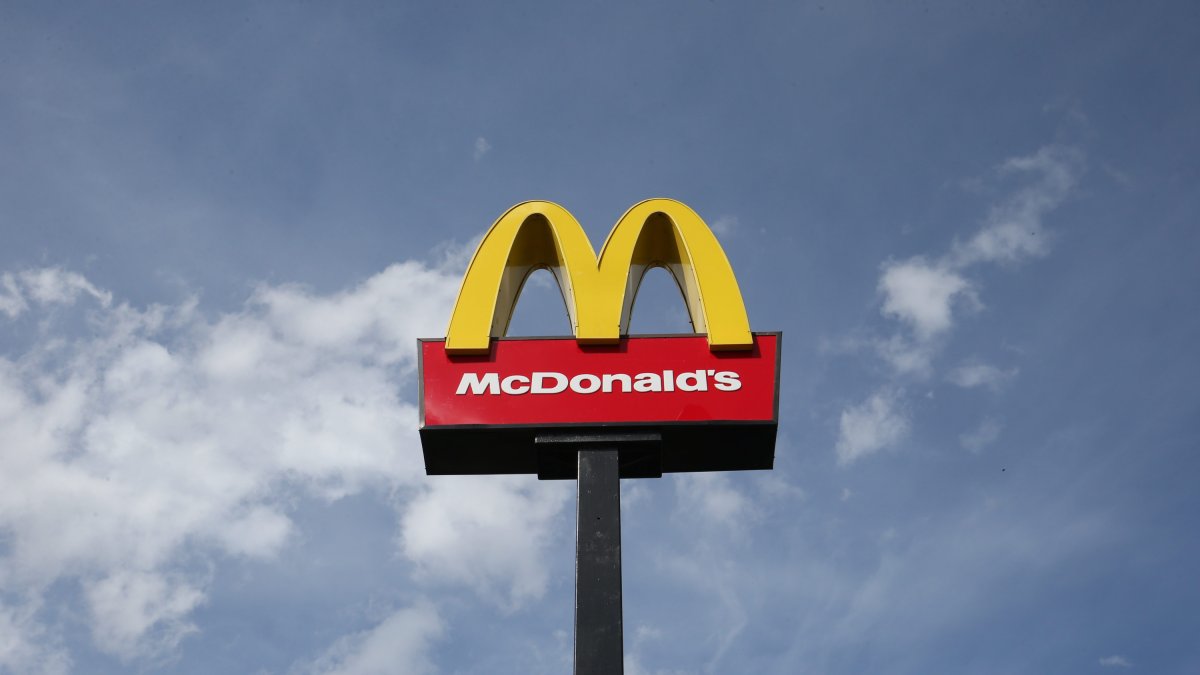 File photo of a McDonald's sign.