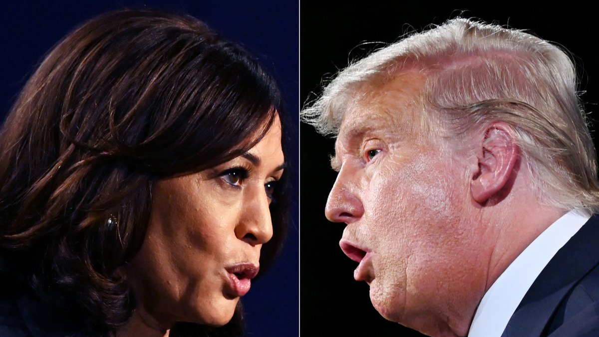 Kamala Harris and Donald Trump