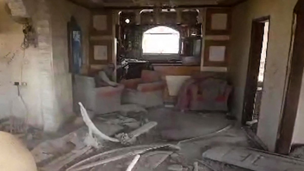 A drone records the last images of Sinwar alive.