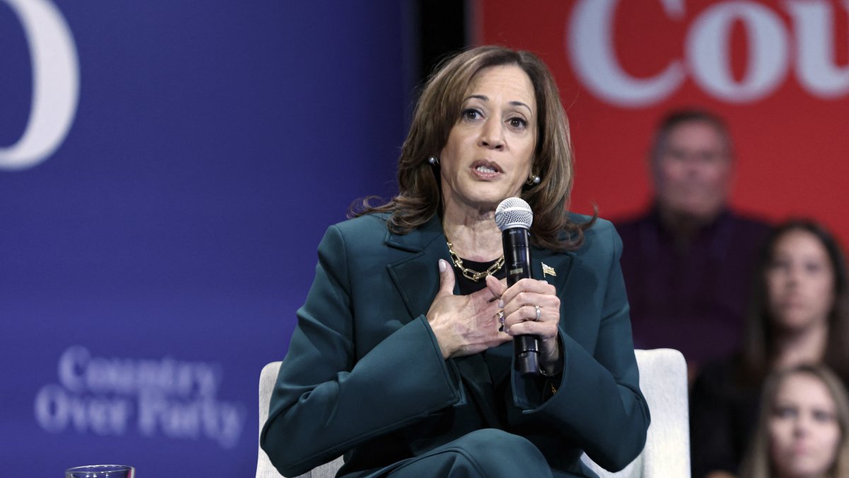 Kamala Harris in a file image