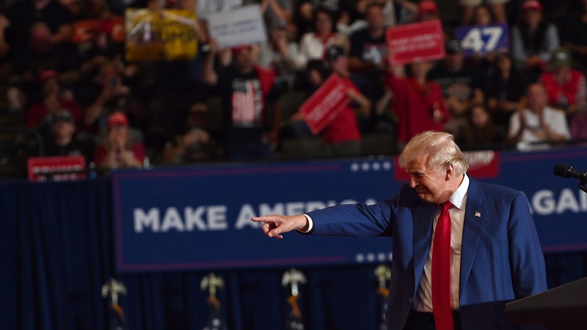 Trump's 2024 election rally.