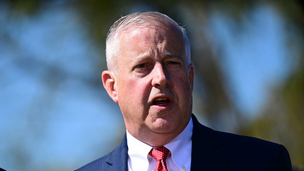 Michael Whatley took over as head of the RNC in March 2024/ Jim Watson.