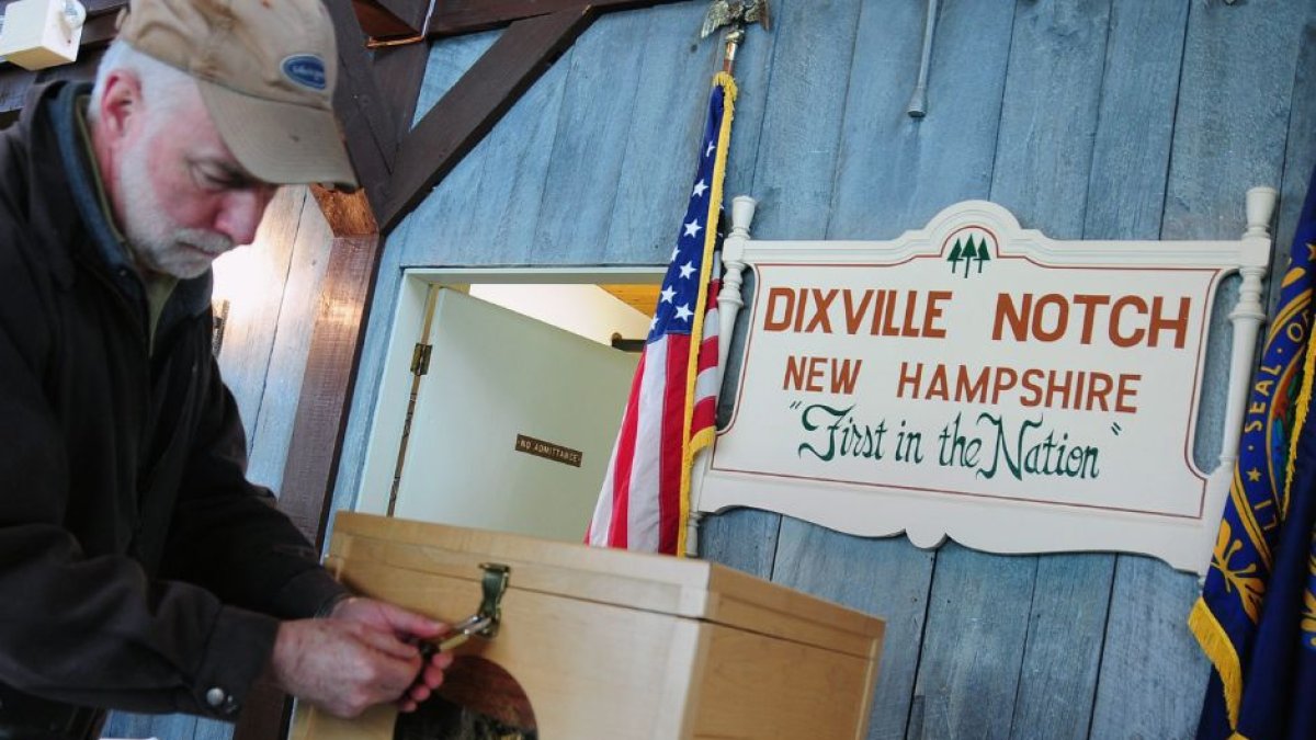 File image of elections in Dixville Notch, New Hampshire