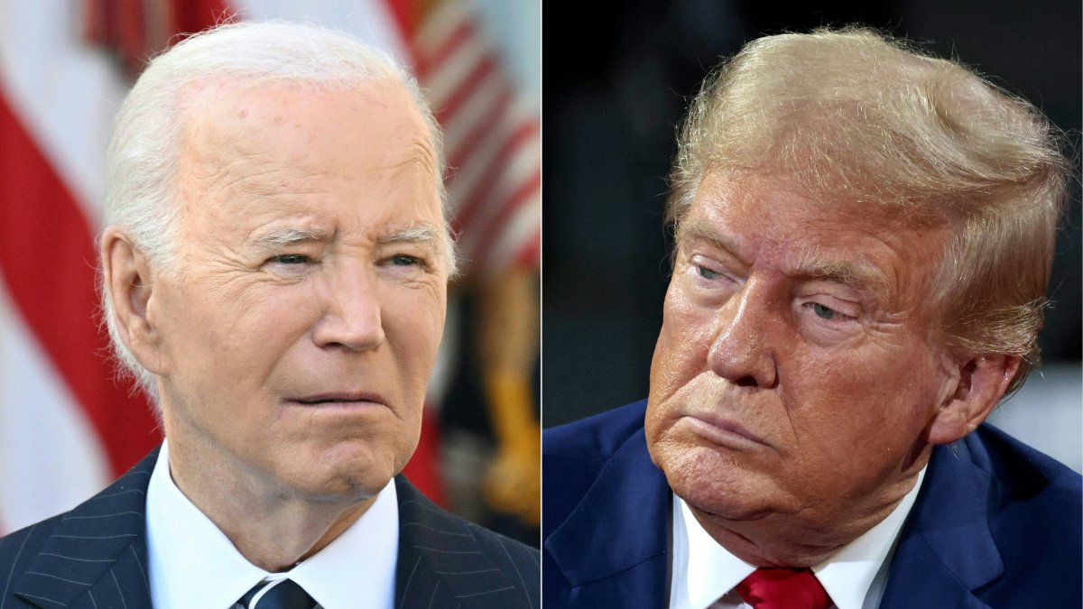 Biden y Trump en una imagen de archivo