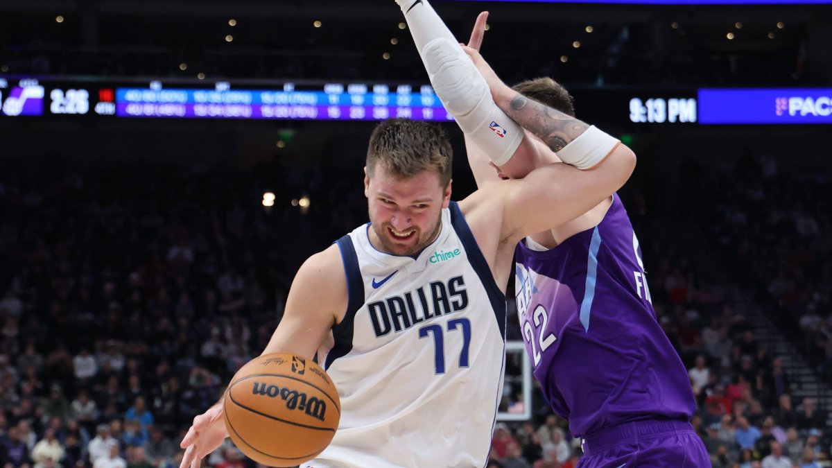 Luka Doncic, against the Utah Jazz